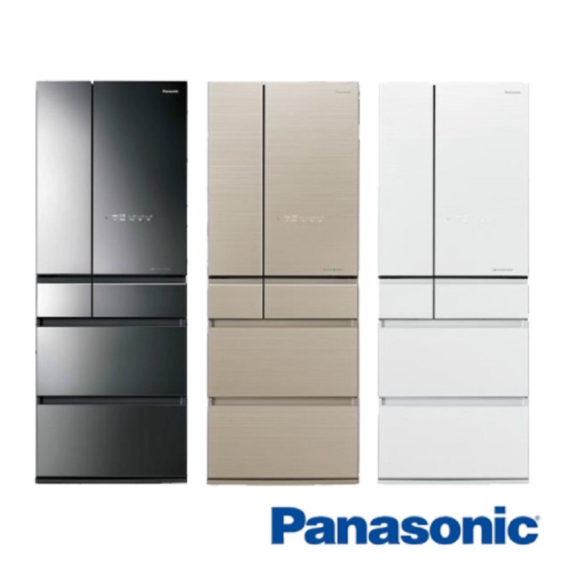 Panasonic 國際牌 600公升 變頻 六門電冰箱 NR-F606HX-N1金/W1白/X1黑