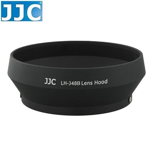 又敗家｜JJC黑色Olympus副廠遮光罩LH-48B遮光罩相容原廠Olympus遮光罩MZD 17mm 1:1.8