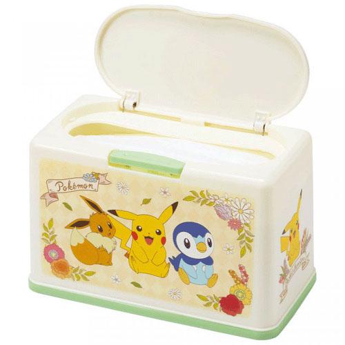 (現貨1個)日本代購 Pokémon 寶可夢 皮卡丘 伊布 圖案超可愛 口罩盒 口罩收納盒
