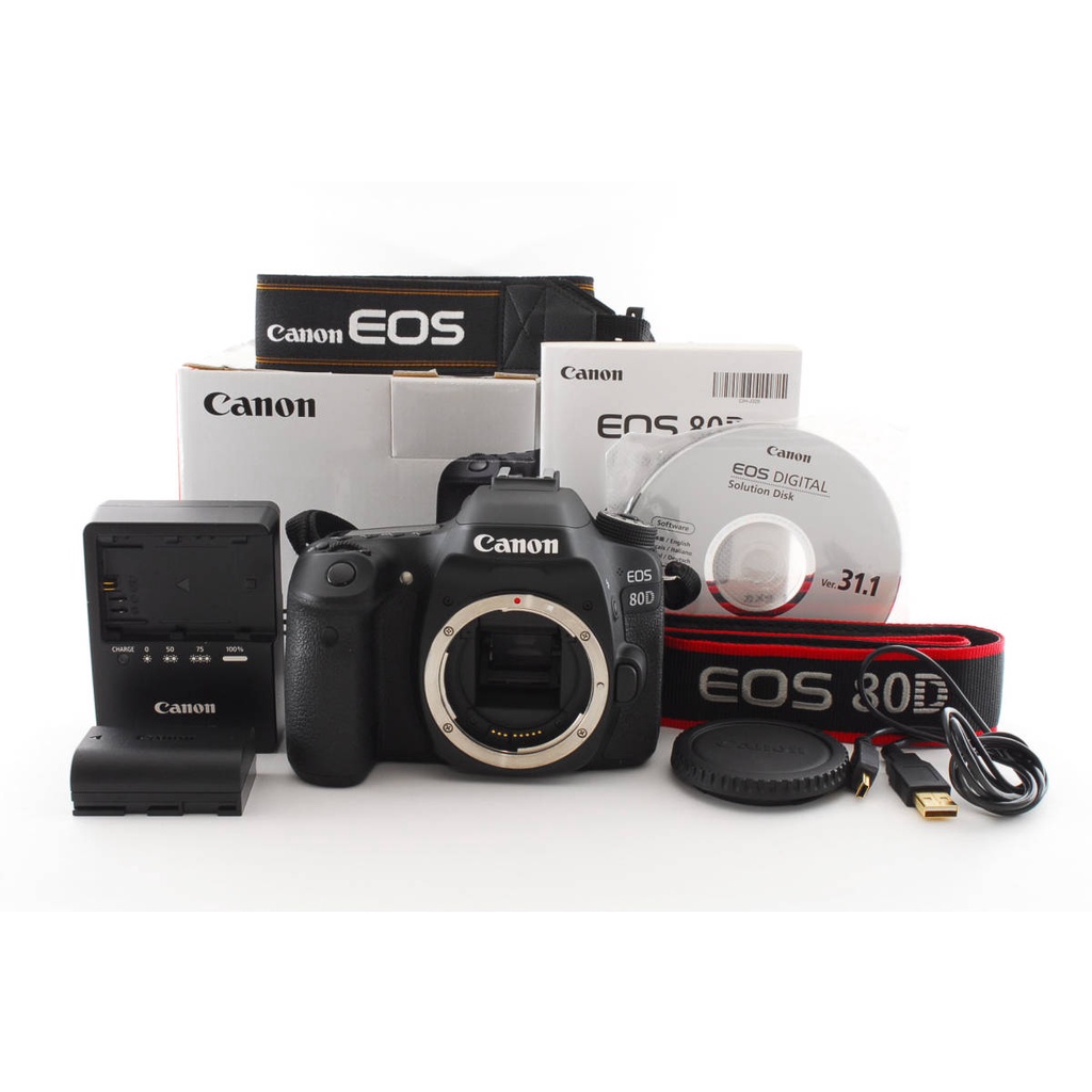 【日本直郵】中古嚴選美品★ Canon EOS 80D Body DSLRs 數位 單眼 相機 #HM2546