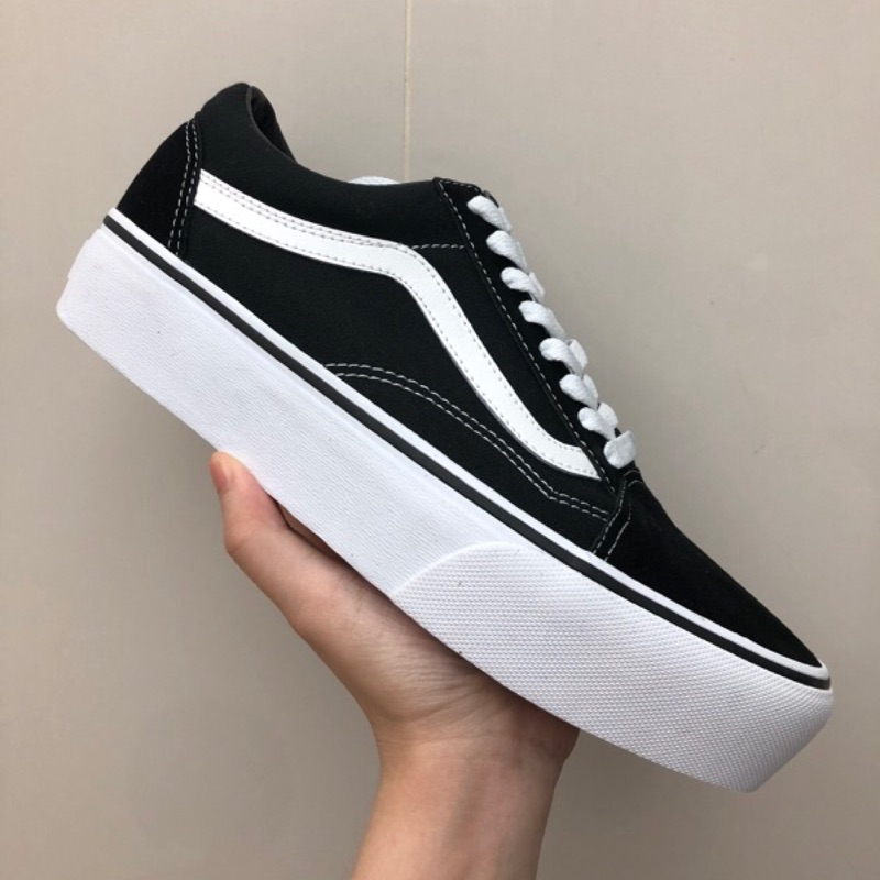 (全新正品）vans old skool platform 厚底 基本款 24.5cm 現貨一雙