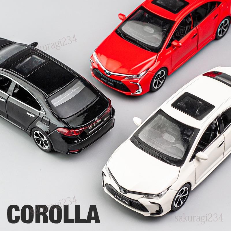 模型車 買車送底座 1：32 豐田花冠卡羅拉 Toyota Corolla 汽車模型 玩具車 合金車模 合金玩具車 生日