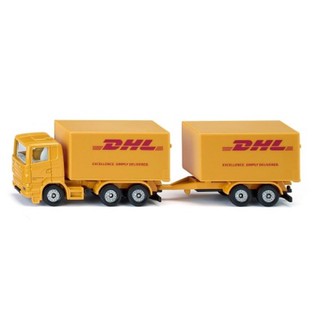 正版公司貨 特價 SIKU 合金車SU1694 DHL拖車與貨車