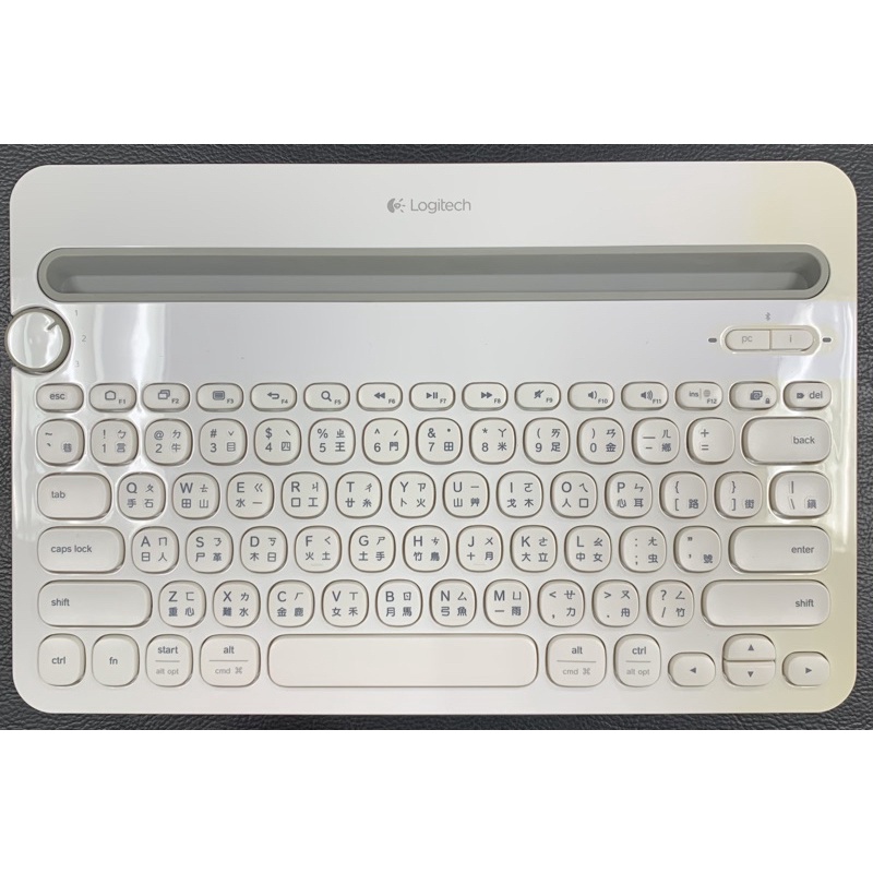 二手 Logitech 羅技K480 白色藍牙跨平台鍵盤