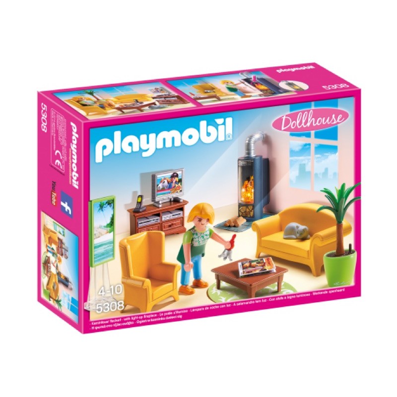 全新 Playmobil 摩比 5308 客廳組 娃娃屋