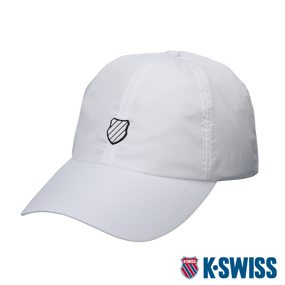 K-SWISS AT WICKING CAP排汗運動帽-白