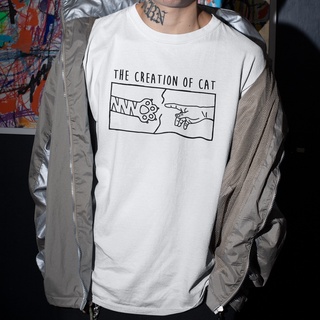 THE CREATION OF CAT 中性短袖 7色 (現貨) 創造貓咪亞當創世紀米開朗基羅文藝復興趣味班服團體服幽默