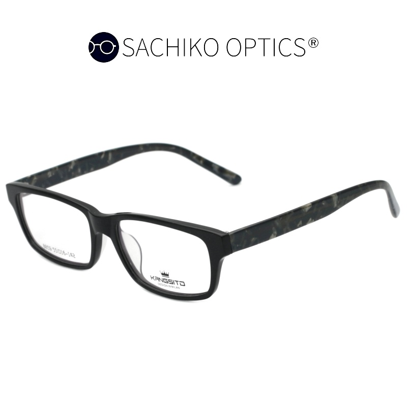 Krngsitd韓版高質感眼鏡 超輕復古學生造型個性方框黑色眼鏡 | 男生品牌眼鏡框 現貨 8839【幸子眼鏡】