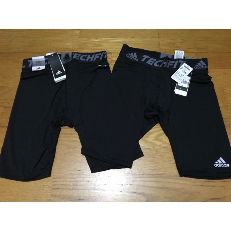 全新 ADIDAS 愛迪達 黑色 男生 TECHFIT 短束褲 緊身訓練短褲 AJ5037 壓縮褲 訓練 健身