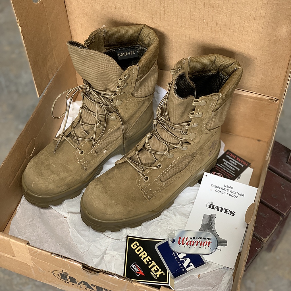 BATES GORE-TEX E85502A 海軍陸戰隊 戰鬥靴 沙漠靴  Us5全新僅試穿 帥氣女靴 越野登山