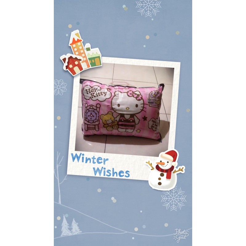 《聖誕交換禮物》Hello Kitty枕頭
