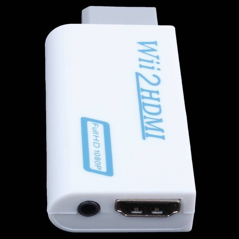 Wii至HDMI Wii2HDMI全高清FHD 1080P轉換器適配器3.5毫米音頻輸出插孔