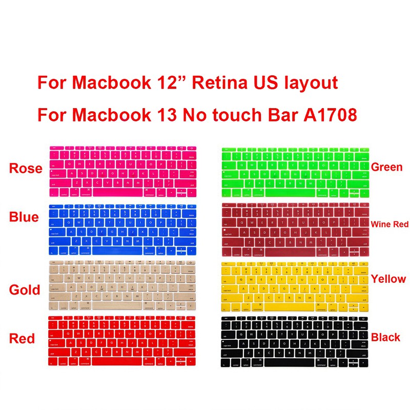 Macbook 12 鍵盤保護套 Pro 13 No Touch Ba A1708 保護膜