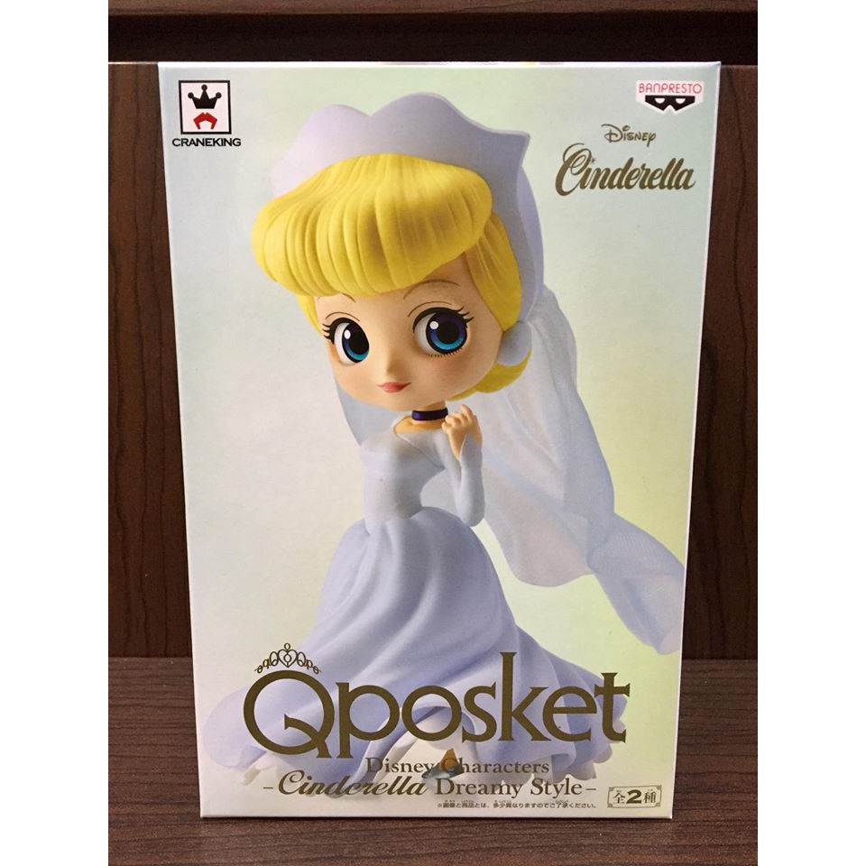 現貨 日版 景品  Qposket Disney 灰姑娘 仙杜瑞拉 婚紗 單售A款