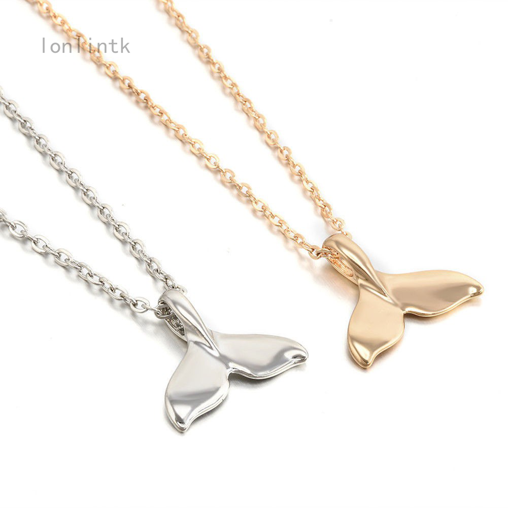 時尚魅力鍍銀項鍊鯨魚尾巴魚航海美人魚尾巴項鍊 蝦皮購物