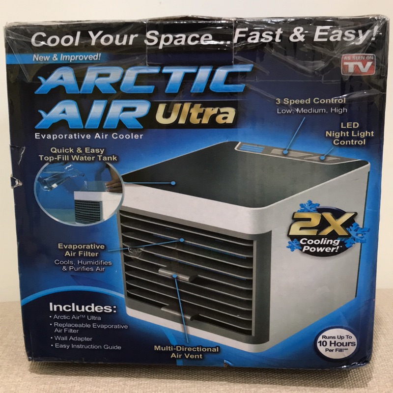 微型水冷扇 三段風速加水制冷節能省電 Arctic Air Ultra 冷氣電風扇 可攜帶式
