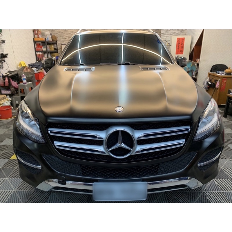 【膜漾專業包膜】BENZ GLE350 全車電光金屬黑