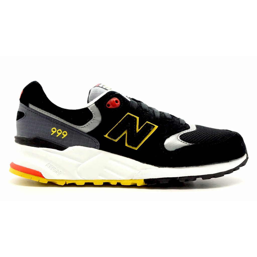 全新 new balance 999 nb ML999PB 黑色白色黃色麂皮網布復古慢跑鞋