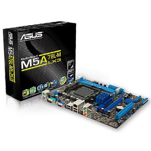 二手 主機板含CPU 華碩 ASUS M5A78L-M LX3 主機板 AMD CPU X4 945 庫存