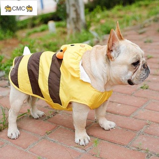 🐈CMC🐈法鬥鬥牛犬狗狗雨衣寵物雨衣柯基法鬥柴犬泰迪邊牧金毛大狗狗防水小蜜蜂衣服
