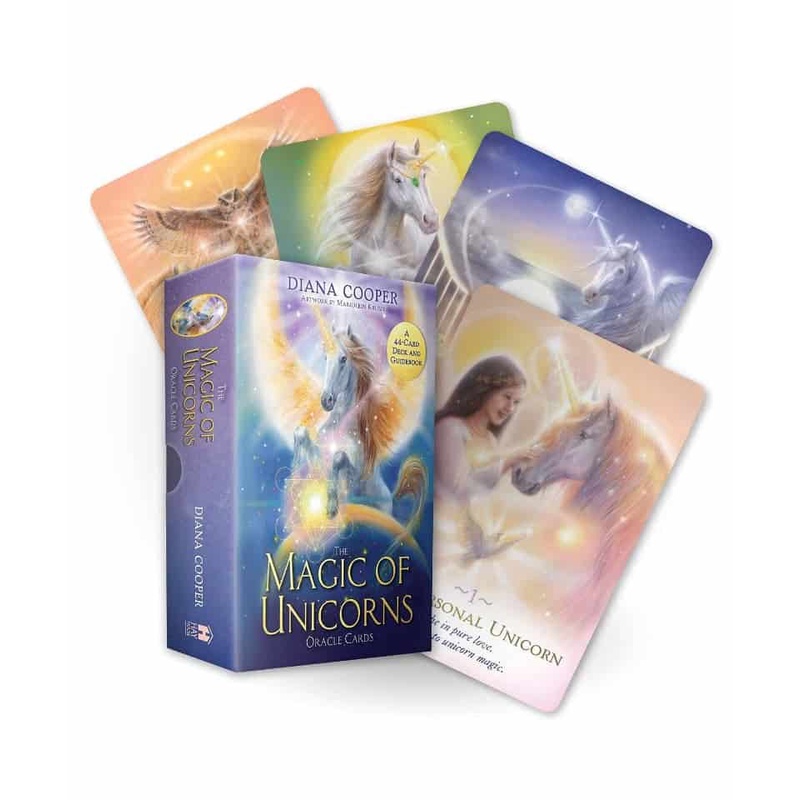 【預馨緣塔羅鋪】現貨正版黛安娜庫柏神奇獨角獸神諭卡The Magic Of Unicorns Oracle Cards