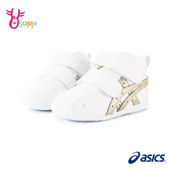 ASICS童鞋 寶寶鞋 男女學步鞋 FABRE FIRST SL 3 嬰兒鞋 機能鞋 高筒護踝 足弓鞋墊 B9198