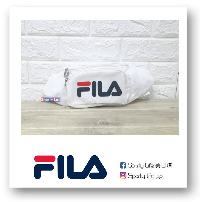 【SL美日購】FILA FANNY WAISTPACK FILA腰包 側背包 包包 斜肩包 白色 171J81-100