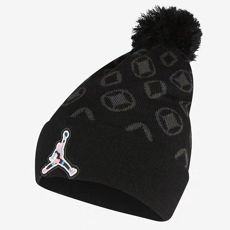 Nike Jordan AJ 飛人毛線帽 保暖帽 新款毛帽 AJ運動帽針織毛球潮休閒帽CU7184
