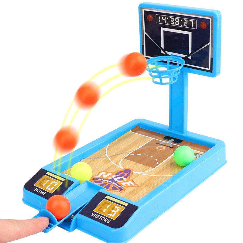 兒童迷你桌面籃球機 手指彈射籃球玩具桌面投籃遊戲減壓玩具