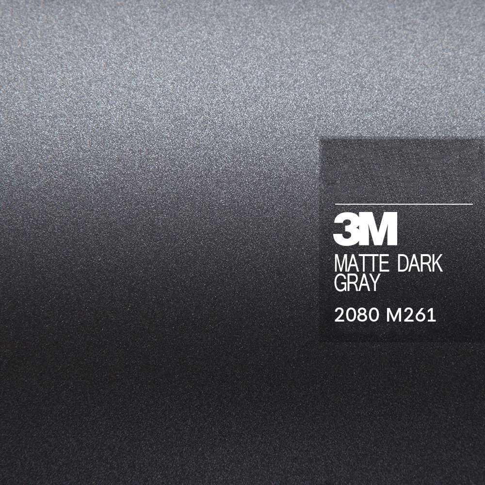 3M 2080 M261 Matte Dark Grey 152CM X 1M