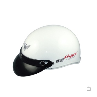 華泰 安全帽 K839M/K-839M 素色 白色 哈利帽 半罩 單帽子 不含鏡片《比帽王》