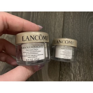 現貨一天內寄出‼️Lancôme 蘭蔻 Absolue Premium BX 絕對完美金粹晚霜 中樣 15g❤️全新正品