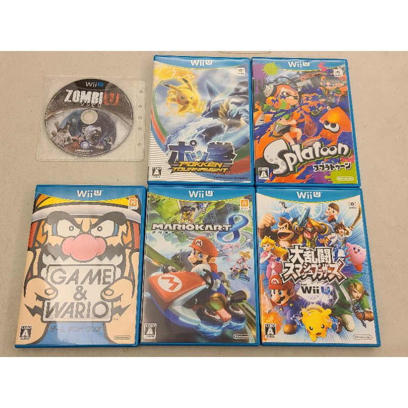 Wii U遊戲片寶可拳 壞利歐 漆彈大作戰 大亂鬥便宜出清 蝦皮購物