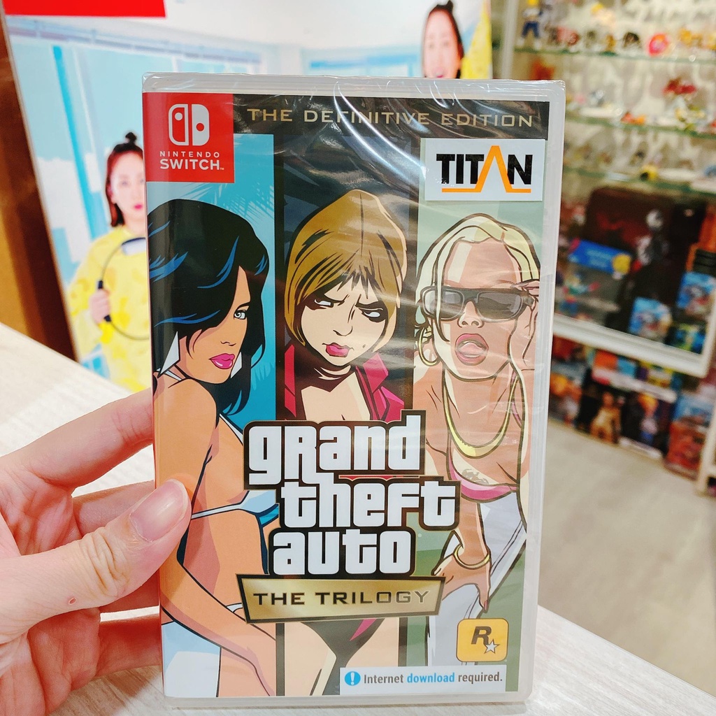 有間電玩 現貨 全新 Switch NS GTA 俠盜獵車手：三部曲 最終版 中文版