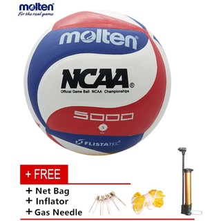 ◄Molten 排球 NCAA V5M5000 官方尺寸 5 排球男士排球免費禮物