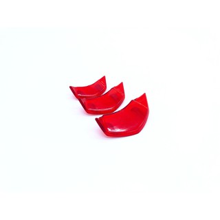 【VESPA】PROJECTA 衝刺 春天 PAS 透明系列 喇叭飾蓋 三套件組 紅款