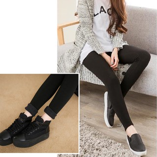 「M~XL。臺灣現貨」 保暖彈力刷毛內搭褲 (P1106)