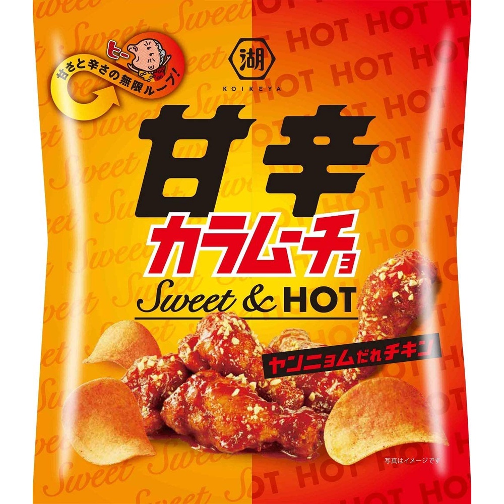 ✿Bee蜜蜂商號✿日本池湖屋香辣甜醬韓國炸雞口味洋芋片53g☆現貨！