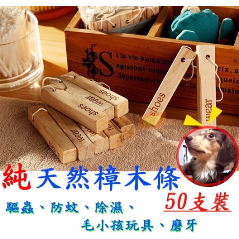純天然香樟木棒 50入 驅蟲防霉除味防蛀樟木塊取代樟腦丸除臭除濕磨牙玩具寵物驅蚊防蚊殺蚊貓咪兔子