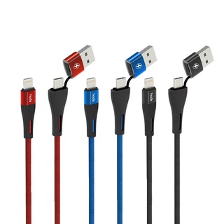 HODA 18W PD【USB-C & A to Lightning】快速充電編織線材