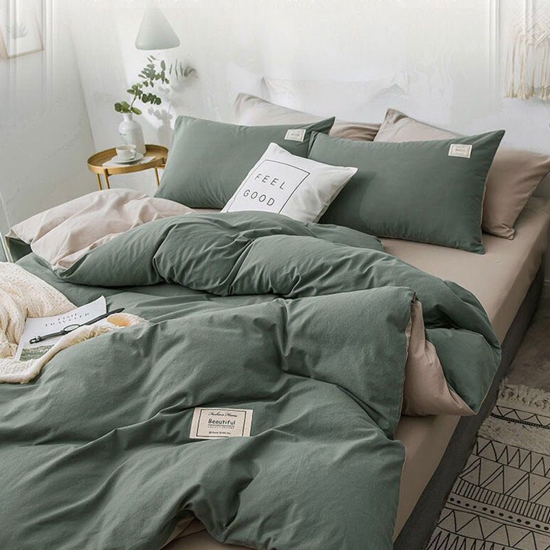 床包四件套 北歐風 被套 床單 枕套 水洗棉 單人 雙人 標準雙人 加大雙人床包組 床上用品