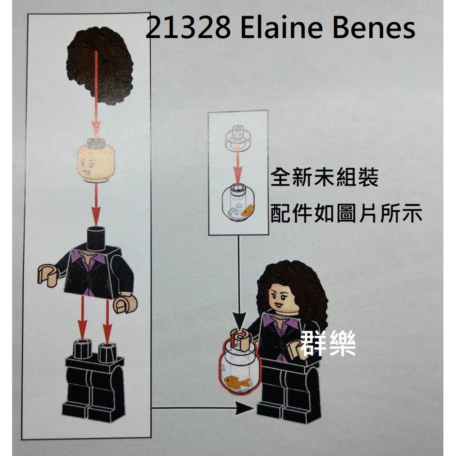 【群樂】LEGO 21328 人偶 Elaine Benes 現貨不用等