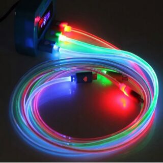 ★LED導光線 發光線 LED充電線數據線★SONY 三星 HTC iPhone7 iPhone6S iPhone4S