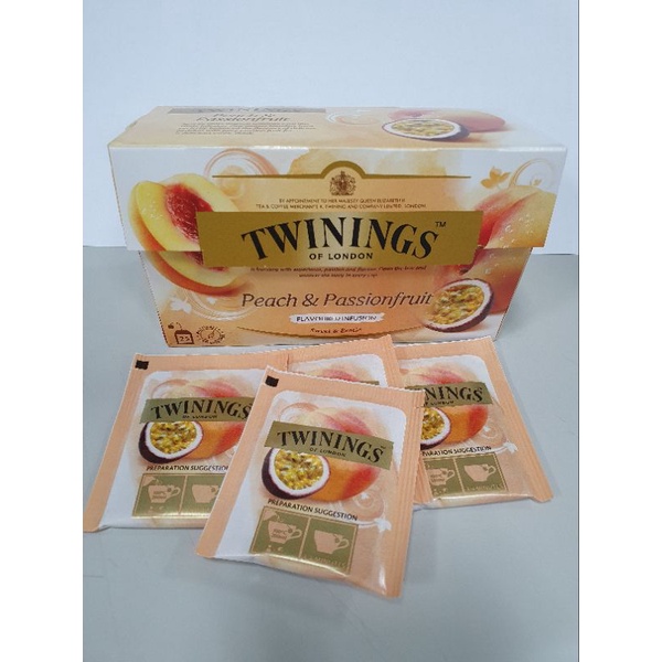 唐寧茶Twinings/茶包/熱帶風情/水果茶/百香果水蜜桃/Peach&amp;Passionfruit/沖泡/tea bag