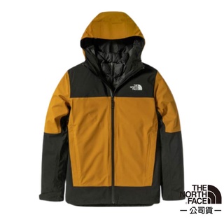 【美國 The North Face】男 3合1 FUTURELIGHT 防水透氣兩件式外套 4N9T-TBK 黃/黑V