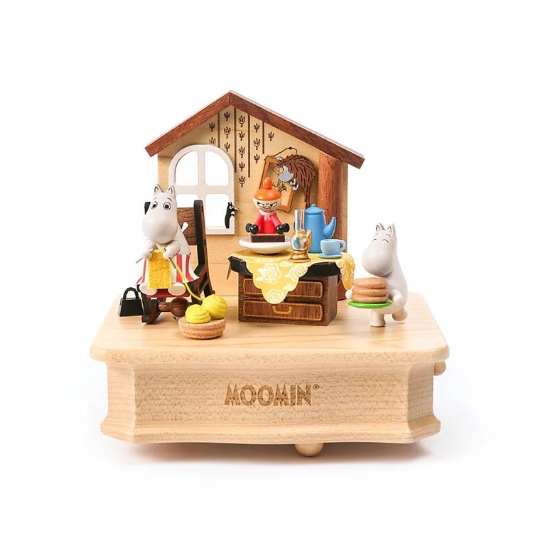 【缺貨】【嚕嚕米的家】搖擺轉架音樂盒1062427（Moomin/音樂鈴/Wooderful life）《豐年季小舖》