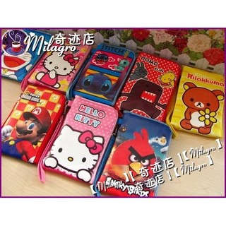 【犬掌小舖-現貨】卡通史迪奇、pu皮L形拉鍊、iphone手機包、卡片包、收納包、手拿包、手提包、兒童小包、 零錢包