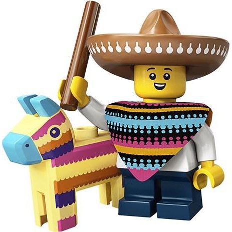 【積木2010】樂高 LEGO 71027 皮納塔男孩 墨西哥帽 小馬 墨西哥 / 第20代人偶包 (1)(全新未拆袋)