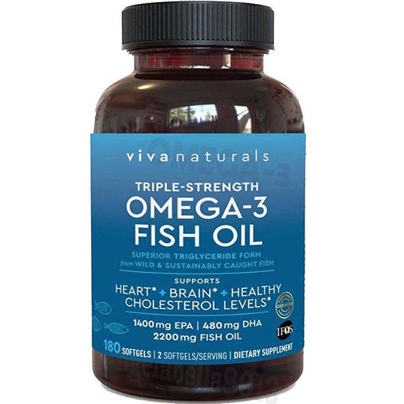 代購Viva Naturals Omega-3 Fish Oil 深海魚油 IFOS五顆星認證