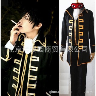 現貨 銀魂真選組隊服沖田總悟土方十四cos服送眼罩 蝦皮購物